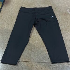 Adidas Black Leggings Stretchy Athletic Bottoms